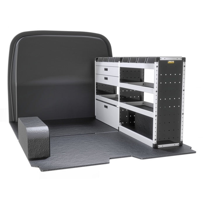 Gold Van Racking – Ford Transit Custom LWB (2023+) – Drivers Side