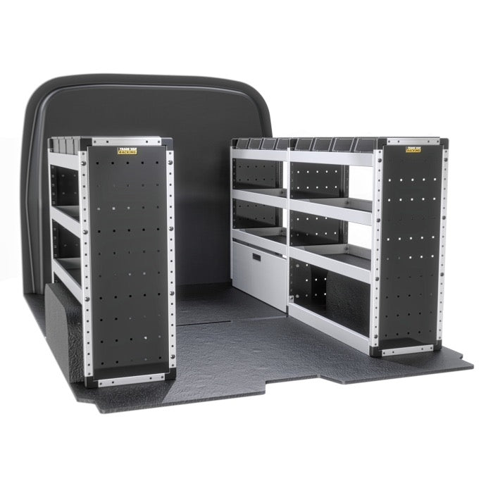 Silver Van Racking – Ford Transit Custom SWB (2023+) – Complete Kit